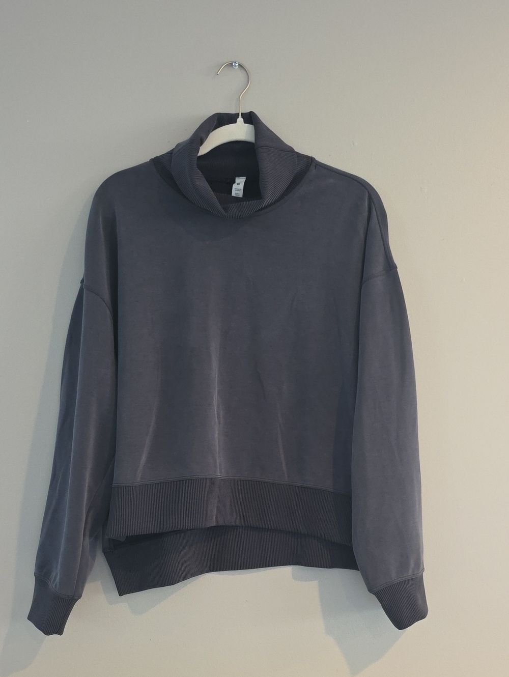 lululemon Cowl Neck Sweater - Charcoal Gray